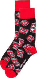 John Frank Ανδρικές Κάλτσες ONE SIZE 40-45 JFLSFUN88  Μαύρο