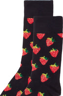 John Frank Ανδρικές Κάλτσες Strawberry JFLSFUN76 Multi ONE SIZE 40-45 Μπλε