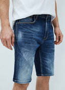 Pepe Jeans Ανδρική Βερμούδα Denim Stanley PM800854-000 Dark Blue