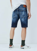 Pepe Jeans Ανδρική Βερμούδα Denim Stanley PM800854-000 Dark Blue