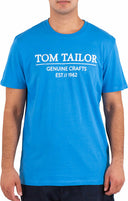 Tom Tailor Ανδρική Μπλούζα T-Shirt With Print 1021229-26178 Sky Blue