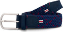 Ανδρική Ζώνη Πλεκτή La Boucle B25-250685  Geneva CROSS Navy Blue Burgundy