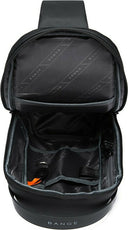 Τσαντάκι ώμου χιαστί crossbody Bange 7221 μαύρο
