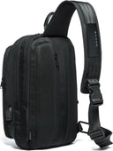 Τσαντάκι ώμου χιαστί crossbody Bange 7079 μαύρο
