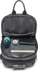 Τσαντάκι ώμου χιαστί crossbody Bange 7086 μαύρο