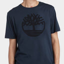 Timberland Ανδρική Μπλούζα T-Shirt River Tree Logo  TB0A2C2R288 Μπλε