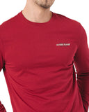Guess Jeans Ανδρικό Μακρυμάνικο T-Shirt M4YI54K8HM0-G5M3 Μπορντό