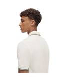 Fred Perry Ανδρική Μπλούζα Twin Tipped Polo M3600-Y54 Μπεζ