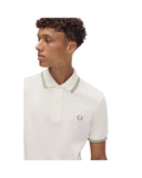 Fred Perry Ανδρική Μπλούζα Twin Tipped Polo M3600-Y54 Μπεζ
