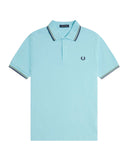 Fred Perry Ανδρική Μπλούζα Twin Tipped Polo M3600-Y57 Τυρκουάζ