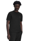 Fred Perry Ανδρικό Tipped Cuff Piqué T-Shirt M4654-Y43 Μαύρο
