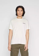 Timberland Ανδρική Μπλούζα Small Linear Logo Print Tee TB0A5QQTCM9 Εκρού