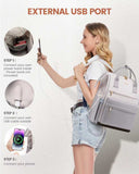 Γυναικείο Σακίδιο με USB Lovevook 15,6'' MB2146 Γκρι