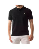 U.S. Polo Assn. Ανδρική Μπλούζα Polo Κοντομάνικη US43197036-199 Μαύρο