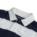 Nautica Ανδρική Μπλούζα Πόλο Ριγέ Κοντομάνικη 3NCN1CR0121-NC908 Μπλε