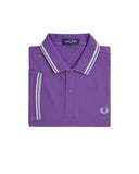 Fred Perry Ανδρικό Polo Twin Tipped M3600-W95 Μωβ