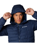 Columbia Ανδρικό Μπουφάν Powder Lite II Hooded Jacket 2086944-464 Μπλε