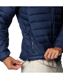 Columbia Ανδρικό Μπουφάν Powder Lite II Hooded Jacket 2086944-464 Μπλε