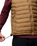 Columbia Αμάνικο Ανδρικό Μπουφάν Powder Lite IΙ Vest 2086974-257 Καφέ
