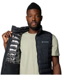 Columbia Αμάνικο Ανδρικό Μπουφάν Powder Lite IΙ Vest 2086974-010 Μαύρο