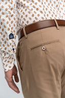Monte Napoleone Ανδρικό Παντελόνι Chinos 251-61-3650-6102-4 Ταμπά