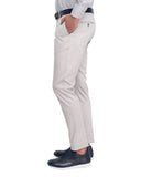 Monte Napoleone Ανδρικό Παντελόνι Chinos 251-61-3650-6102-8 Γκρι