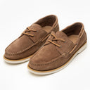 Lumberjack Ανδρικά Δερμάτινα Παπούτσια Loafer Navigator 102268824-Brown Καφέ