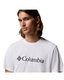 Columbia Ανδρική Μπλούζα CSC Basic Logo™ Tee 2155001-100 Λευκό