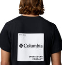 Columbia Ανδρικό T-Shirt Csc Logo Back 2155011-010 Μαύρο