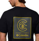 Columbia Ανδρικό T-Shirt Csc Logo Back 2155011-011 Μαύρο