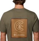 Columbia Ανδρικό T-Shirt Csc Logo Back 2155011-397 Χακί
