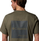 Columbia Ανδρικό T-Shirt Csc Logo Back 2155011-398 Λαδί