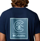 Columbia Ανδρικό T-Shirt Csc Logo Back 2155011-464 Μπλε