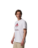 Columbia Ανδρικό T-Shirt Graphic 2155031-100 Λευκό