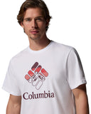 Columbia Ανδρικό T-Shirt Graphic 2155031-100 Λευκό