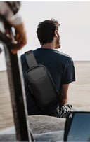 Τσαντάκι ώμου χιαστί crossbody Bange 22085  μαύρο