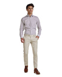 Monte Napoleone Ανδρικό Παντελόνι Chinos 261-61-3650-6157-1 Εκρού
