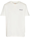 Timberland Ανδρικό T-Shirt Small Linear Logo TB0A5QQTCM9 Εκρού