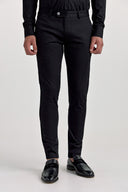 Monte Napoleone Ανδρικό Παντελόνι Chinos 261-61-3650-6102-13  Μαύρο