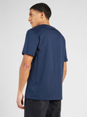 Timberland Ανδρική Μπλούζα Small Linear Logo Print Tee TB0A5QQT433 Μπλε