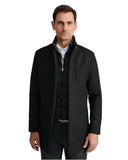 Navy & Green Ανδρικό Ημίπαλτο 24DD.040.3 Black