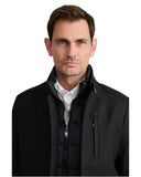 Navy & Green Ανδρικό Ημίπαλτο 24DD.040.3 Black