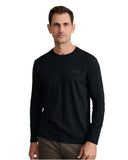 Navy & Green Ανδρική Μακρυμάνικη Μπλούζα 24EY.030/R.1 Black