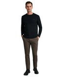 Navy & Green Ανδρική Μακρυμάνικη Μπλούζα 24EY.030/R.1 Black