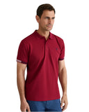 Navy & Green Ανδρική Μπλούζα Πόλο Κοντομάνικη 24GE.1041 MERLOT