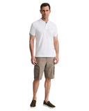 Navy & Green Ανδρική Μπλούζα Πόλο Κοντομάνικη 24GE.1041 WHITE