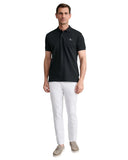 Navy & Green Ανδρική Μπλούζα Πόλο Κοντομάνικη 24GE.300.9  BLACK Μαύρο