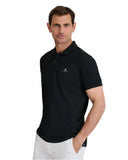Navy & Green Ανδρική Μπλούζα Πόλο Κοντομάνικη 24GE.300.9  BLACK Μαύρο