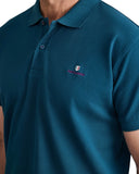 Navy & Green Ανδρική Μπλούζα Πόλο Κοντομάνικη 24GE.300.9 MOROCCAN BLUE