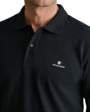 Navy & Green Ανδρική Μπλούζα Πόλο Μακρυμάνικη 24GE.500.9 Black